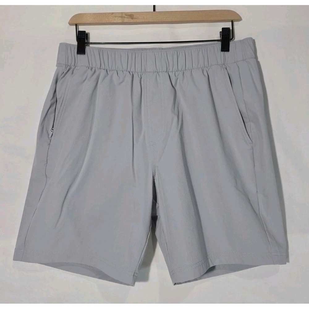Rhoback "Everyday" Shorts Mens Large Gray 7" Inseam Golf Performance Preppy